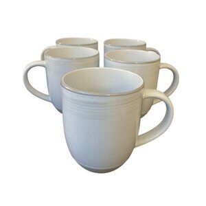 ED Ellen DeGeneres Royal Doulton Brushed Glaze Coffee Cups Set Of 5